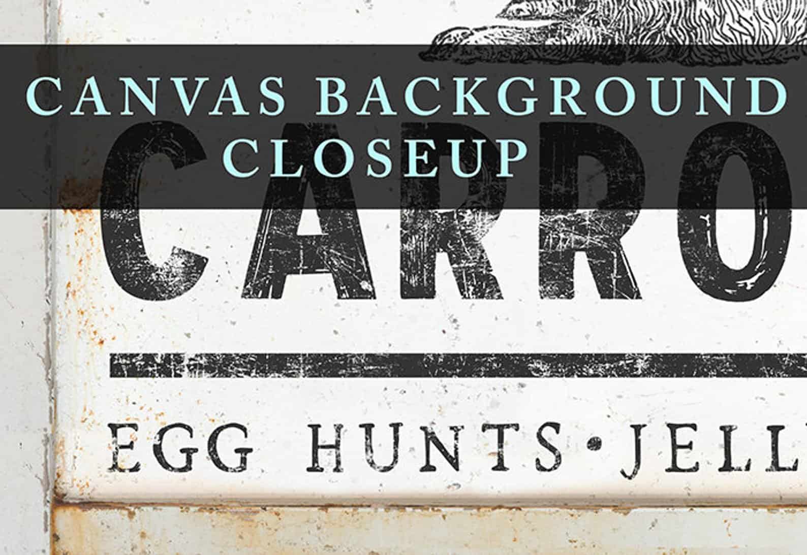 Carrot Patch Bunny Cottontail Farm Sign, Easter Spring Decor handmade by ToeFishArt. Original, custom, personalized wall decor signs. Canvas, Wood or Metal. Rustic modern farmhouse, cottagecore, vintage, retro, industrial, Americana, primitive, country, coastal, minimalist.