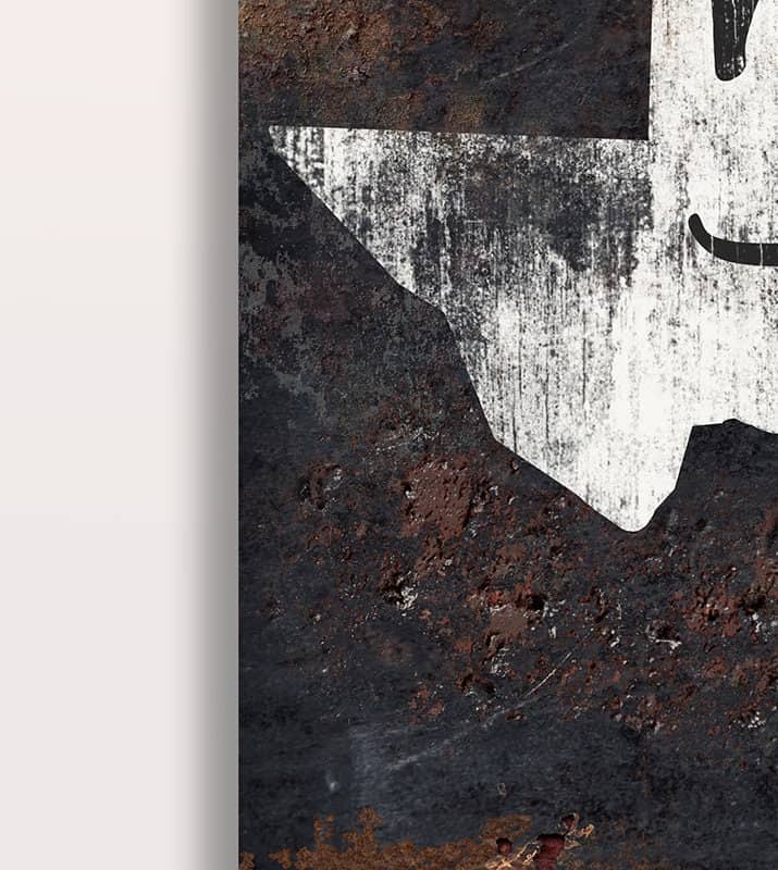 Home Sweet Texas Sign handmade by ToeFishArt. Original, custom, personalized wall decor signs. Canvas, Wood or Metal. Rustic modern farmhouse, cottagecore, vintage, retro, industrial, Americana, primitive, country, coastal, minimalist.