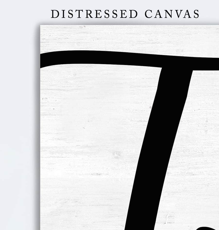 For Where Two of Three Gather Sign handmade by ToeFishArt. Original, custom, personalized wall decor signs. Canvas, Wood or Metal. Rustic modern farmhouse, cottagecore, vintage, retro, industrial, Americana, primitive, country, coastal, minimalist.