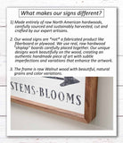 St. Nicks Bed & Breakfast Sign handmade by ToeFishArt. Original, custom, personalized wall decor signs. Canvas, Wood or Metal. Rustic modern farmhouse, cottagecore, vintage, retro, industrial, Americana, primitive, country, coastal, minimalist.