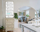 Thank You For the World So Sweet Sign handmade by ToeFishArt. Original, custom, personalized wall decor signs. Canvas, Wood or Metal. Rustic modern farmhouse, cottagecore, vintage, retro, industrial, Americana, primitive, country, coastal, minimalist.