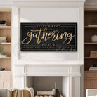 Vintage-inspired farmhouse style sign. — Toe Fish Art creates quality, artisan-made wall décor with authentic, American sourced materials. Proudly Made in the USA for decades, each sign is expertly constructed with genuine craftsmanship, heritage quality, and rustic charm. Our premium, handcrafted pieces are built to last with durable materials. Custom, personalized, timeless designs for indoor and outdoor spaces. Discover American made wall art at toefishart.com — crafted to inspire, made to endure.