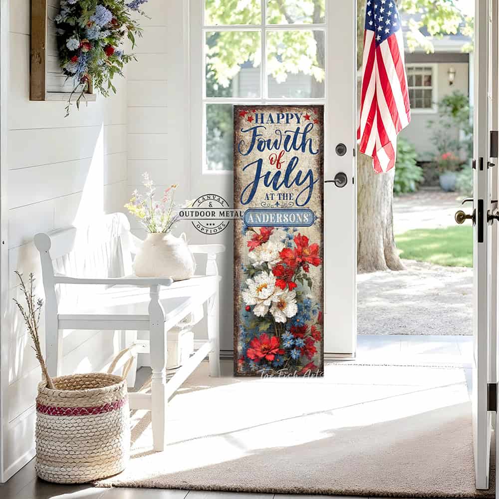 Vintage-inspired farmhouse style sign. — Toe Fish Art creates quality, artisan-made wall décor with authentic, American sourced materials. Proudly Made in the USA for decades, each sign is expertly constructed with genuine craftsmanship, heritage quality, and rustic charm. Our premium, handcrafted pieces are built to last with durable materials. Custom, personalized, timeless designs for indoor and outdoor spaces. Discover American made wall art at toefishart.com — crafted to inspire, made to endure.