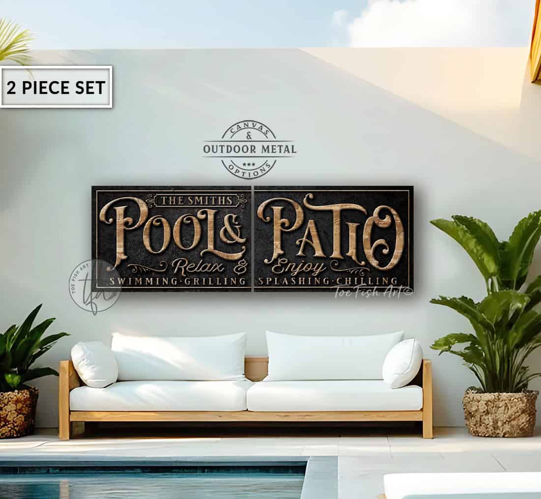 Vintage-inspired farmhouse style sign. — Toe Fish Art creates quality, artisan-made wall décor with authentic, American sourced materials. Proudly Made in the USA for decades, each sign is expertly constructed with genuine craftsmanship, heritage quality, and rustic charm. Our premium, handcrafted pieces are built to last with durable materials. Custom, personalized, timeless designs for indoor and outdoor spaces. Discover American made wall art at toefishart.com — crafted to inspire, made to endure.