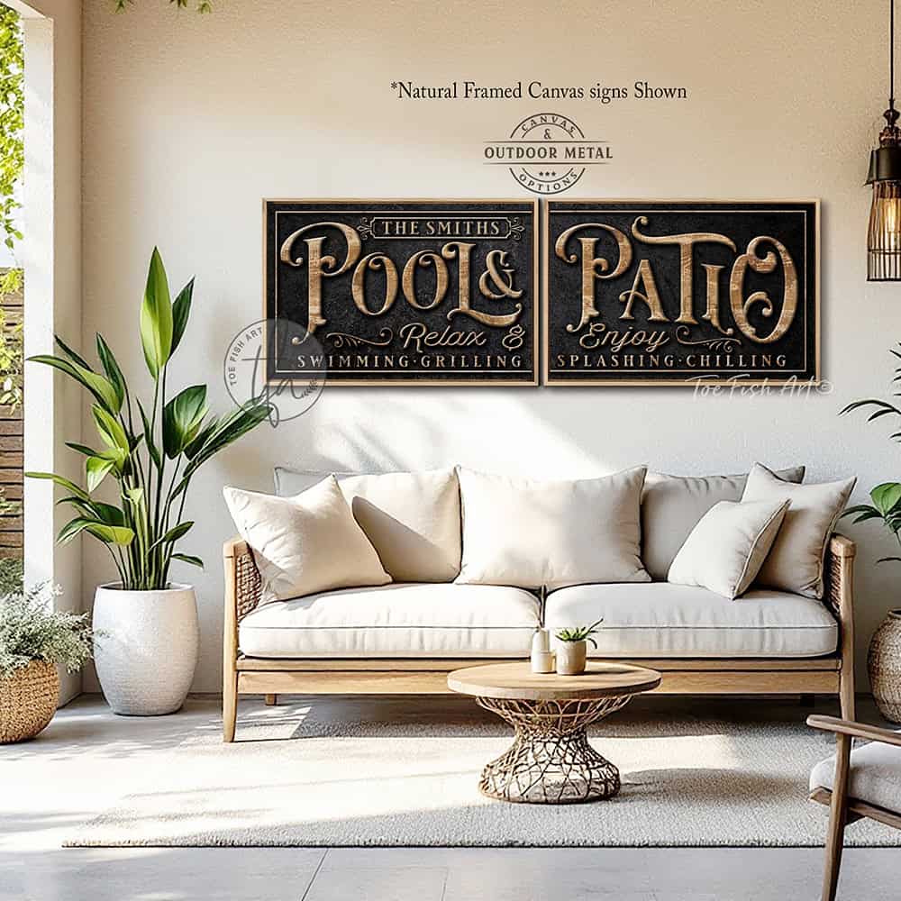 Vintage-inspired farmhouse style sign. — Toe Fish Art creates quality, artisan-made wall décor with authentic, American sourced materials. Proudly Made in the USA for decades, each sign is expertly constructed with genuine craftsmanship, heritage quality, and rustic charm. Our premium, handcrafted pieces are built to last with durable materials. Custom, personalized, timeless designs for indoor and outdoor spaces. Discover American made wall art at toefishart.com — crafted to inspire, made to endure.