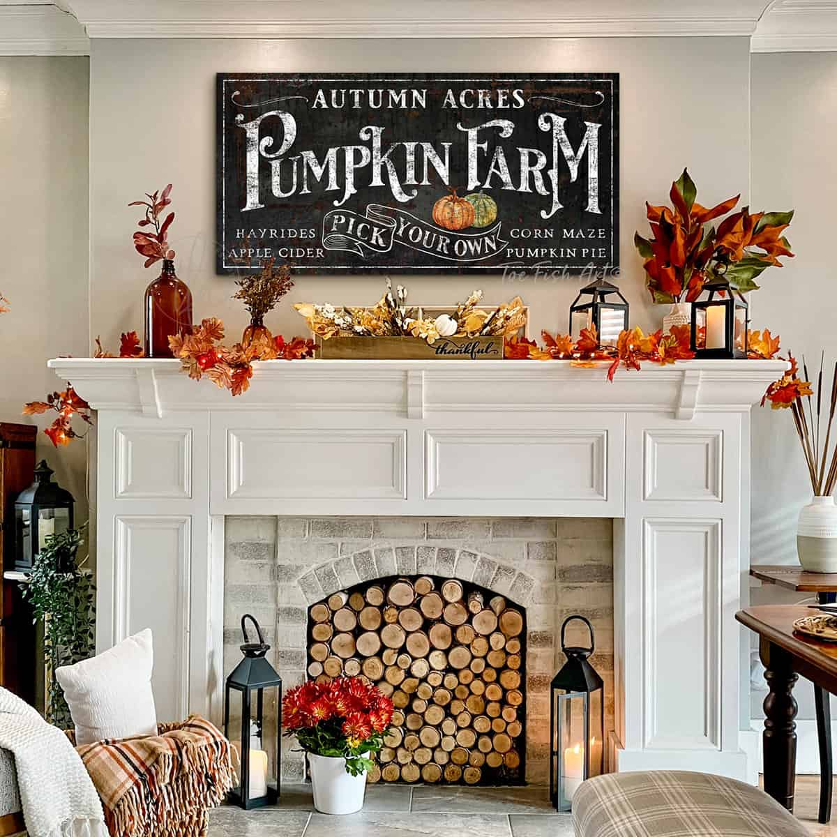 handmade by ToeFishArt. Original, custom, personalized wall decor signs. Canvas, Wood or Metal. Rustic modern farmhouse, cottagecore, vintage, retro, industrial, Americana, primitive, country, coastal, minimalist.