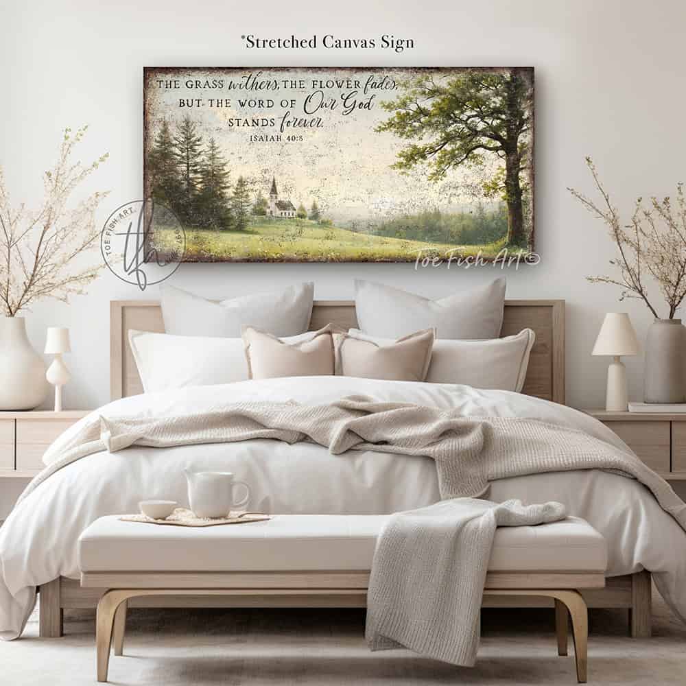 Vintage-inspired farmhouse style sign. — Toe Fish Art creates quality, artisan-made wall décor with authentic, American sourced materials. Proudly Made in the USA for decades, each sign is expertly constructed with genuine craftsmanship, heritage quality, and rustic charm. Our premium, handcrafted pieces are built to last with durable materials. Custom, personalized, timeless designs for indoor and outdoor spaces. Discover American made wall art at toefishart.com — crafted to inspire, made to endure.