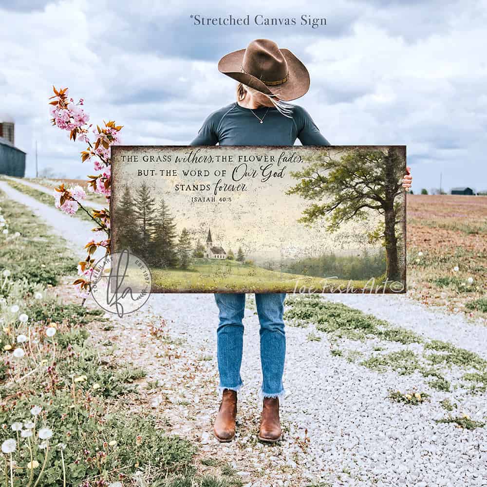 Vintage-inspired farmhouse style sign. — Toe Fish Art creates quality, artisan-made wall décor with authentic, American sourced materials. Proudly Made in the USA for decades, each sign is expertly constructed with genuine craftsmanship, heritage quality, and rustic charm. Our premium, handcrafted pieces are built to last with durable materials. Custom, personalized, timeless designs for indoor and outdoor spaces. Discover American made wall art at toefishart.com — crafted to inspire, made to endure.