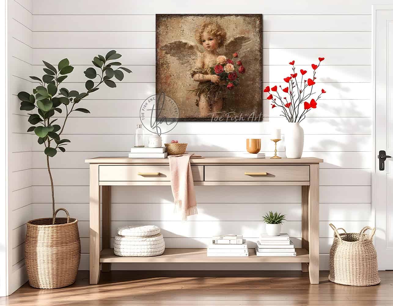 Vintage-inspired farmhouse style sign. — Toe Fish Art creates quality, artisan-made wall décor with authentic, American sourced materials. Proudly Made in the USA for decades, each sign is expertly constructed with genuine craftsmanship, heritage quality, and rustic charm. Our premium, handcrafted pieces are built to last with durable materials. Custom, personalized, timeless designs for indoor and outdoor spaces. Discover American made wall art at toefishart.com — crafted to inspire, made to endure.