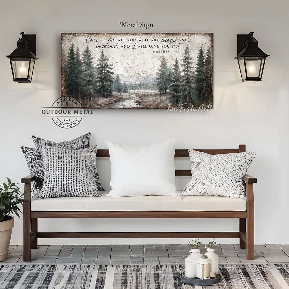 Vintage-inspired farmhouse style sign. — Toe Fish Art creates quality, artisan-made wall décor with authentic, American sourced materials. Proudly Made in the USA for decades, each sign is expertly constructed with genuine craftsmanship, heritage quality, and rustic charm. Our premium, handcrafted pieces are built to last with durable materials. Custom, personalized, timeless designs for indoor and outdoor spaces. Discover American made wall art at toefishart.com — crafted to inspire, made to endure.