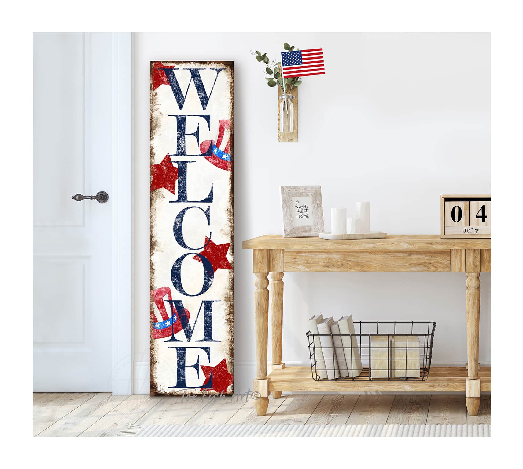 Vintage-inspired farmhouse style sign. — Toe Fish Art creates quality, artisan-made wall décor with authentic, American sourced materials. Proudly Made in the USA for decades, each sign is expertly constructed with genuine craftsmanship, heritage quality, and rustic charm. Our premium, handcrafted pieces are built to last with durable materials. Custom, personalized, timeless designs for indoor and outdoor spaces. Discover American made wall art at toefishart.com — crafted to inspire, made to endure.