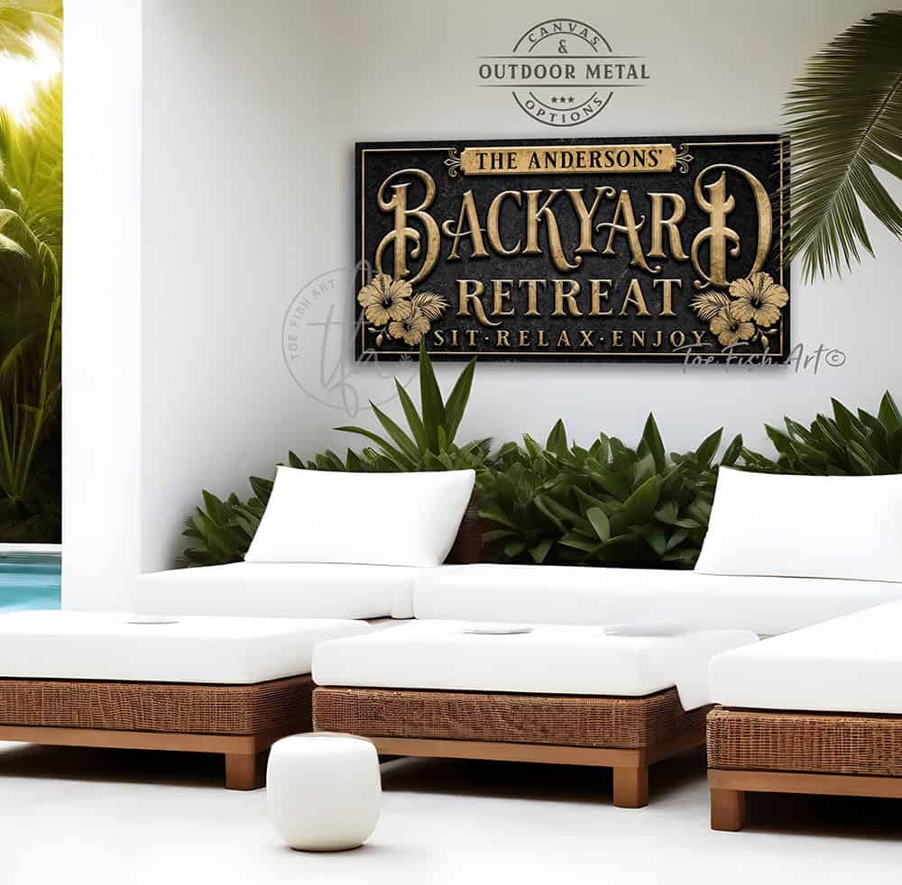 Vintage-inspired farmhouse style sign. — Toe Fish Art creates quality, artisan-made wall décor with authentic, American sourced materials. Proudly Made in the USA for decades, each sign is expertly constructed with genuine craftsmanship, heritage quality, and rustic charm. Our premium, handcrafted pieces are built to last with durable materials. Custom, personalized, timeless designs for indoor and outdoor spaces. Discover American made wall art at toefishart.com — crafted to inspire, made to endure.