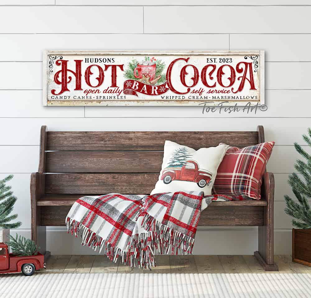 Vintage-inspired farmhouse style sign. — Toe Fish Art creates quality, artisan-made wall décor with authentic, American sourced materials. Proudly Made in the USA for decades, each sign is expertly constructed with genuine craftsmanship, heritage quality, and rustic charm. Our premium, handcrafted pieces are built to last with durable materials. Custom, personalized, timeless designs for indoor and outdoor spaces. Discover American made wall art at toefishart.com — crafted to inspire, made to endure.