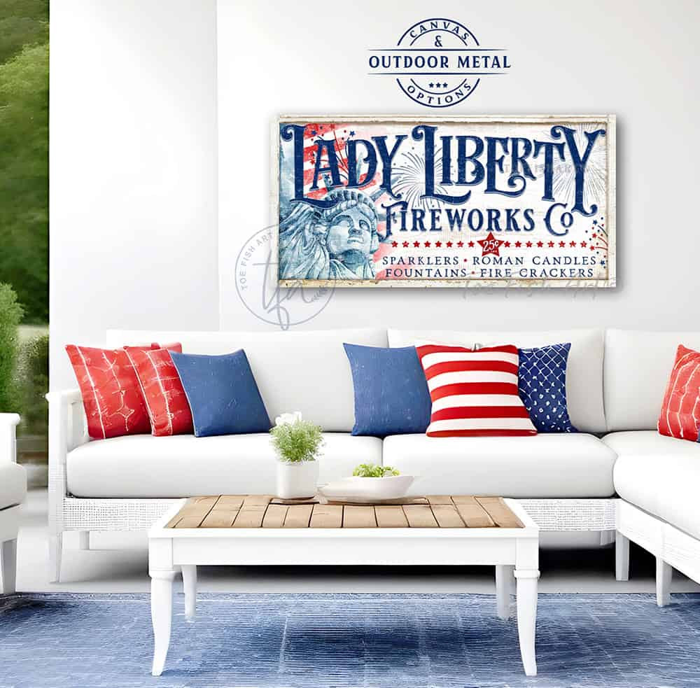Vintage-inspired farmhouse style sign. — Toe Fish Art creates quality, artisan-made wall décor with authentic, American sourced materials. Proudly Made in the USA for decades, each sign is expertly constructed with genuine craftsmanship, heritage quality, and rustic charm. Our premium, handcrafted pieces are built to last with durable materials. Custom, personalized, timeless designs for indoor and outdoor spaces. Discover American made wall art at toefishart.com — crafted to inspire, made to endure.