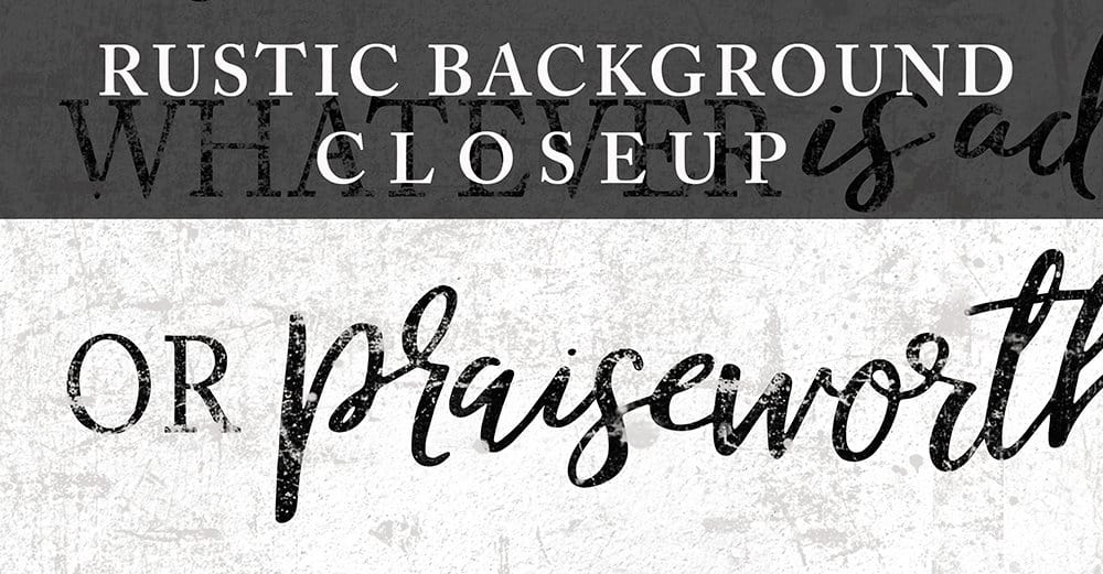 Whatever is True Sign Sign handmade by ToeFishArt. Original, custom, personalized wall decor signs. Canvas, Wood or Metal. Rustic modern farmhouse, cottagecore, vintage, retro, industrial, Americana, primitive, country, coastal, minimalist.