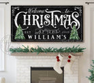 Christmas Welcome Sign