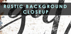 Gather Sign closeup view