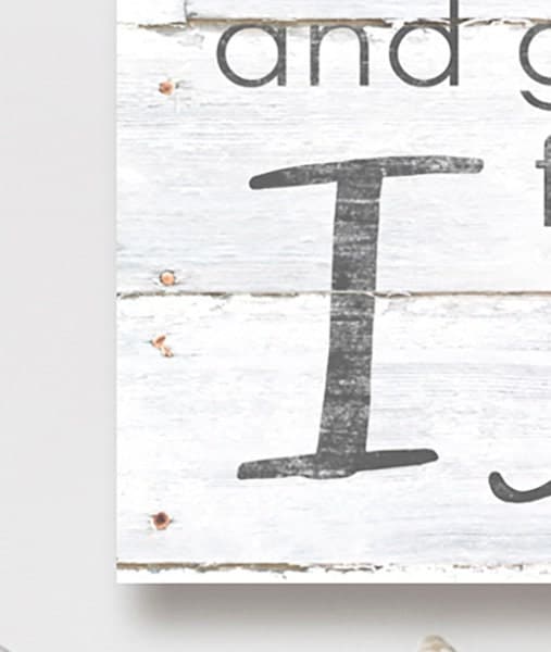 I Am His Sign handmade by ToeFishArt. Original, custom, personalized wall decor signs. Canvas, Wood or Metal. Rustic modern farmhouse, cottagecore, vintage, retro, industrial, Americana, primitive, country, coastal, minimalist.