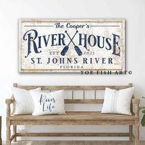 River House Personalized Sign