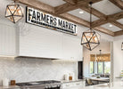 Rustic Farmers Market Sign Fresh Produce Dairy Eggs handmade by ToeFishArt. Original, custom, personalized wall decor signs. Canvas, Wood or Metal. Rustic modern farmhouse, cottagecore, vintage, retro, industrial, Americana, primitive, country, coastal, minimalist.