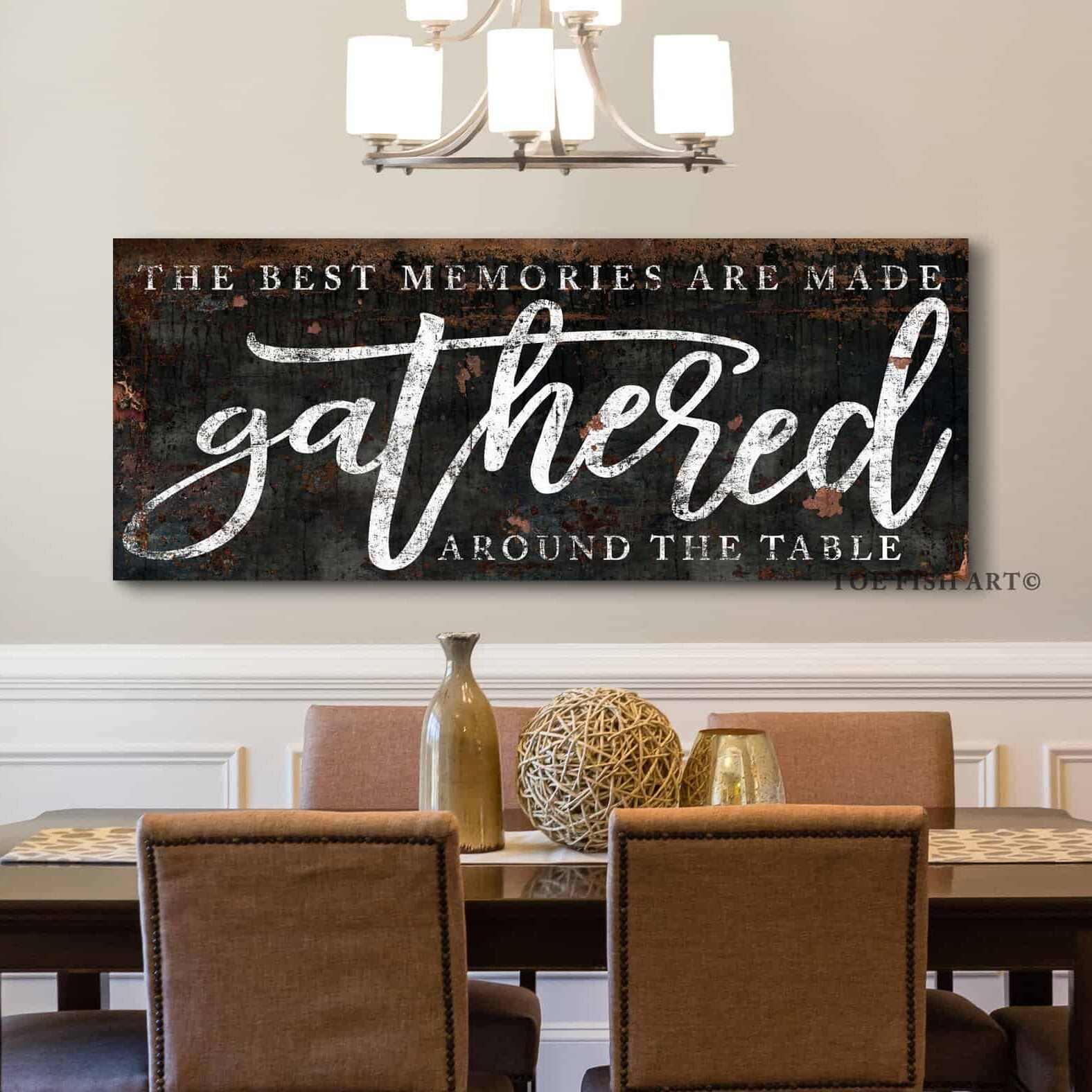 Vintage-inspired farmhouse style sign. — Toe Fish Art creates quality, artisan-made wall décor with authentic, American sourced materials. Proudly Made in the USA for decades, each sign is expertly constructed with genuine craftsmanship, heritage quality, and rustic charm. Our premium, handcrafted pieces are built to last with durable materials. Custom, personalized, timeless designs for indoor and outdoor spaces. Discover American made wall art at toefishart.com — crafted to inspire, made to endure.