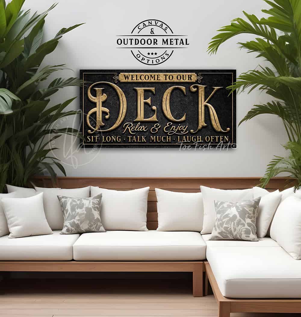 Vintage-inspired farmhouse style sign. — Toe Fish Art creates quality, artisan-made wall décor with authentic, American sourced materials. Proudly Made in the USA for decades, each sign is expertly constructed with genuine craftsmanship, heritage quality, and rustic charm. Our premium, handcrafted pieces are built to last with durable materials. Custom, personalized, timeless designs for indoor and outdoor spaces. Discover American made wall art at toefishart.com — crafted to inspire, made to endure.
