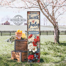 Vintage-inspired farmhouse style sign. — Toe Fish Art creates quality, artisan-made wall décor with authentic, American sourced materials. Proudly Made in the USA for decades, each sign is expertly constructed with genuine craftsmanship, heritage quality, and rustic charm. Our premium, handcrafted pieces are built to last with durable materials. Custom, personalized, timeless designs for indoor and outdoor spaces. Discover American made wall art at toefishart.com — crafted to inspire, made to endure.