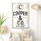 Celebrate old traditions and make new ones as you display your family's legacy with Toe Fish Art's striking personalized vertical sign that blends vintage charm and contemporary style with multiple color options. Be surrounded by decor you LOVE! Choose between premium framed canvas or durable outdoor metal. Toe Fish Art makes artisan wall art with American materials. Proudly Made in the USA, each piece is expertly constructed with genuine craftsmanship, heritage quality, and rustic charm.