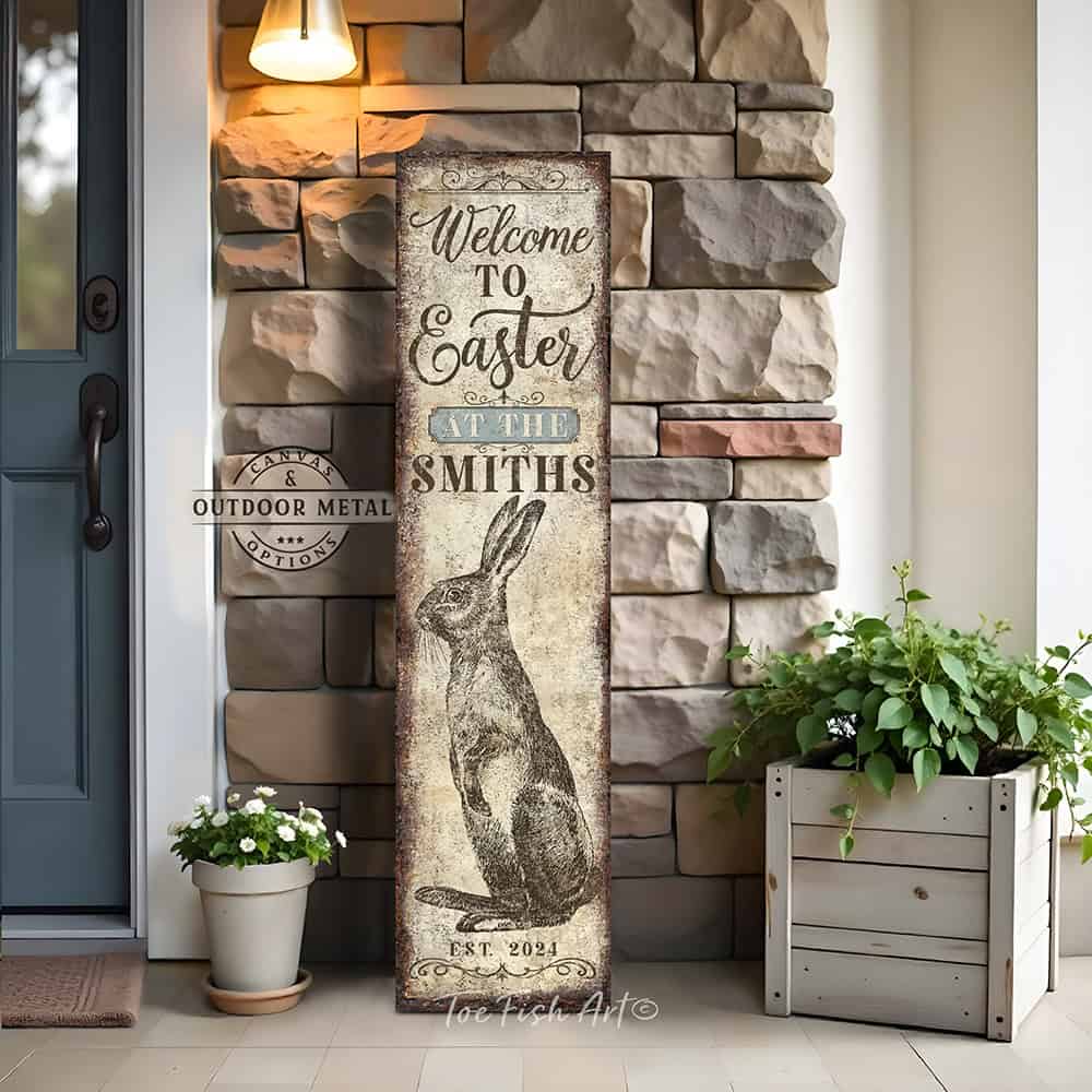 Vintage-inspired farmhouse style sign. — Toe Fish Art creates quality, artisan-made wall décor with authentic, American sourced materials. Proudly Made in the USA for decades, each sign is expertly constructed with genuine craftsmanship, heritage quality, and rustic charm. Our premium, handcrafted pieces are built to last with durable materials. Custom, personalized, timeless designs for indoor and outdoor spaces. Discover American made wall art at toefishart.com — crafted to inspire, made to endure.
