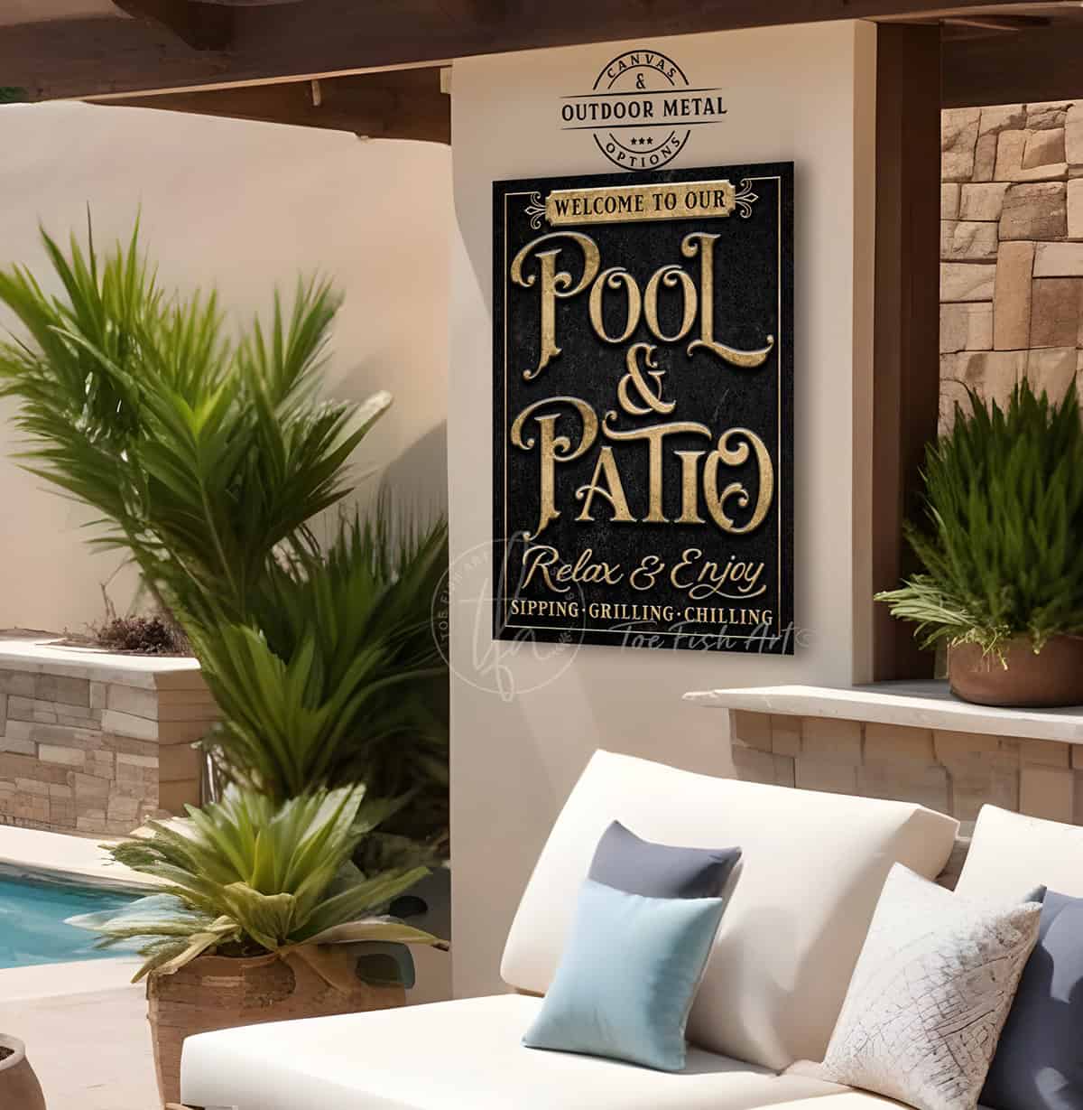 Vintage-inspired farmhouse style sign. — Toe Fish Art creates quality, artisan-made wall décor with authentic, American sourced materials. Proudly Made in the USA for decades, each sign is expertly constructed with genuine craftsmanship, heritage quality, and rustic charm. Our premium, handcrafted pieces are built to last with durable materials. Custom, personalized, timeless designs for indoor and outdoor spaces. Discover American made wall art at toefishart.com — crafted to inspire, made to endure.