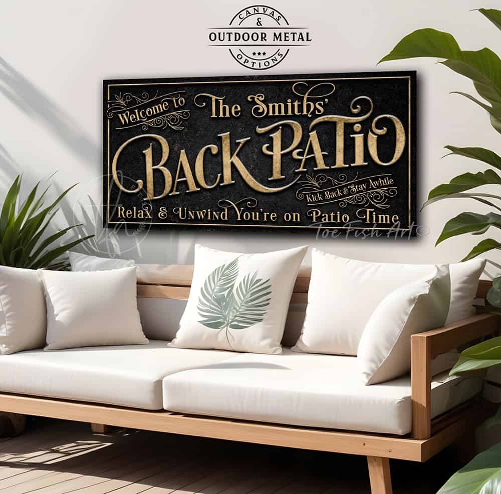 Vintage-inspired farmhouse style sign. — Toe Fish Art creates quality, artisan-made wall décor with authentic, American sourced materials. Proudly Made in the USA for decades, each sign is expertly constructed with genuine craftsmanship, heritage quality, and rustic charm. Our premium, handcrafted pieces are built to last with durable materials. Custom, personalized, timeless designs for indoor and outdoor spaces. Discover American made wall art at toefishart.com — crafted to inspire, made to endure.