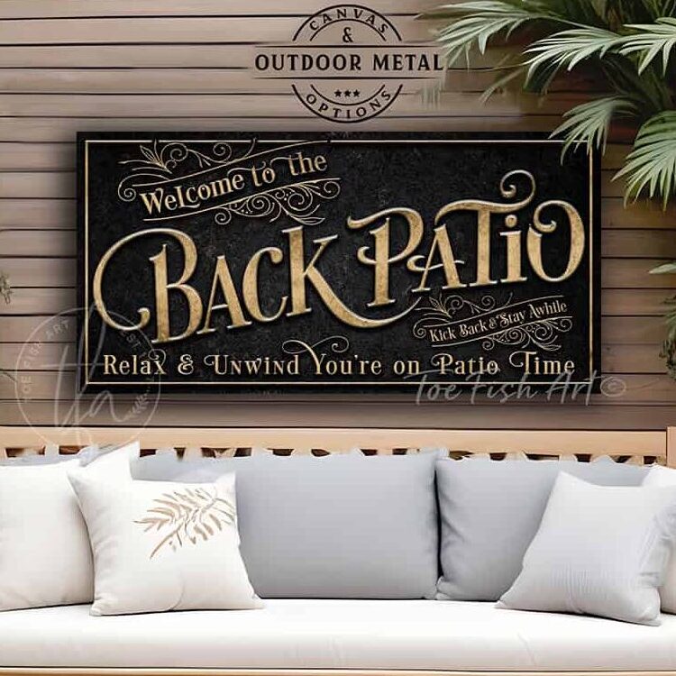 Vintage-inspired farmhouse style sign. — Toe Fish Art creates quality, artisan-made wall décor with authentic, American sourced materials. Proudly Made in the USA for decades, each sign is expertly constructed with genuine craftsmanship, heritage quality, and rustic charm. Our premium, handcrafted pieces are built to last with durable materials. Custom, personalized, timeless designs for indoor and outdoor spaces. Discover American made wall art at toefishart.com — crafted to inspire, made to endure.
