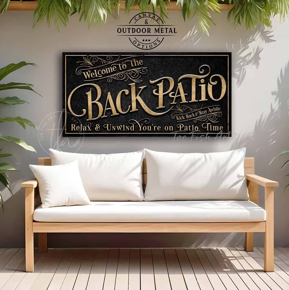 Vintage-inspired farmhouse style sign. — Toe Fish Art creates quality, artisan-made wall décor with authentic, American sourced materials. Proudly Made in the USA for decades, each sign is expertly constructed with genuine craftsmanship, heritage quality, and rustic charm. Our premium, handcrafted pieces are built to last with durable materials. Custom, personalized, timeless designs for indoor and outdoor spaces. Discover American made wall art at toefishart.com — crafted to inspire, made to endure.