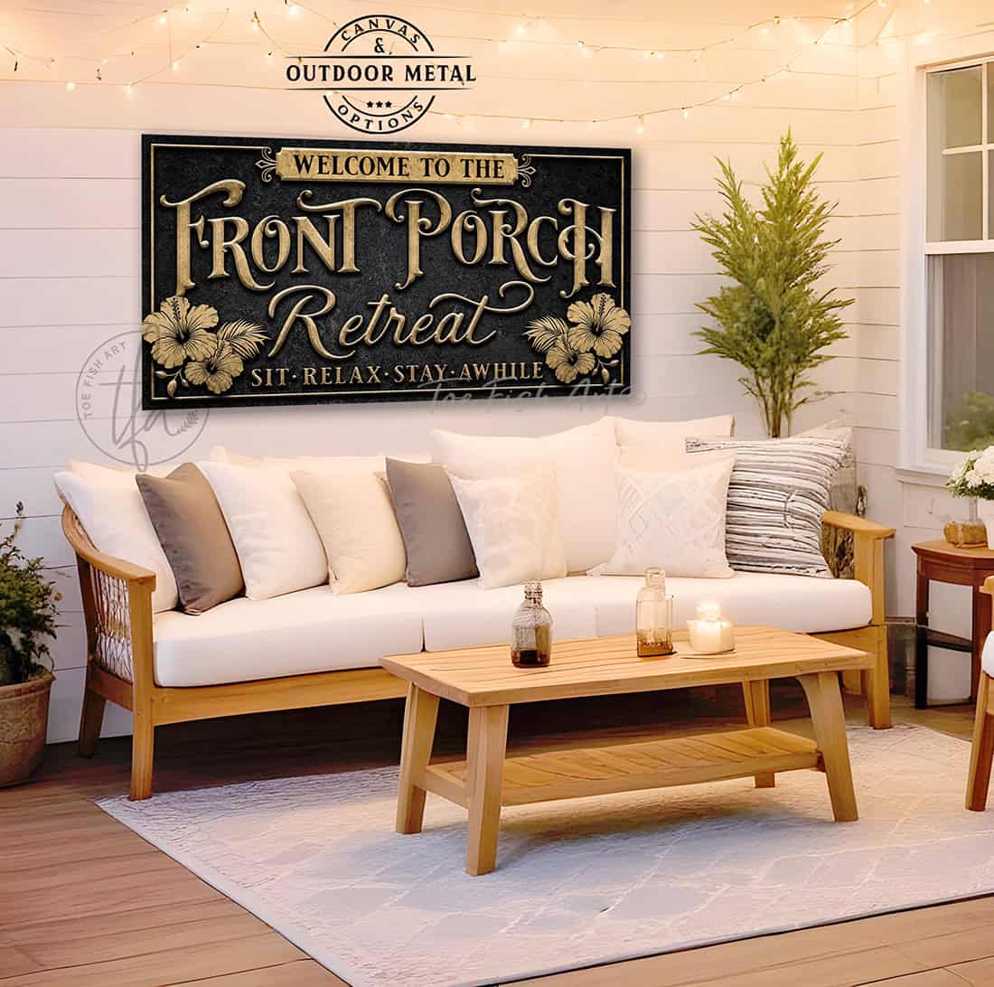 Vintage-inspired farmhouse style sign. — Toe Fish Art creates quality, artisan-made wall décor with authentic, American sourced materials. Proudly Made in the USA for decades, each sign is expertly constructed with genuine craftsmanship, heritage quality, and rustic charm. Our premium, handcrafted pieces are built to last with durable materials. Custom, personalized, timeless designs for indoor and outdoor spaces. Discover American made wall art at toefishart.com — crafted to inspire, made to endure.
