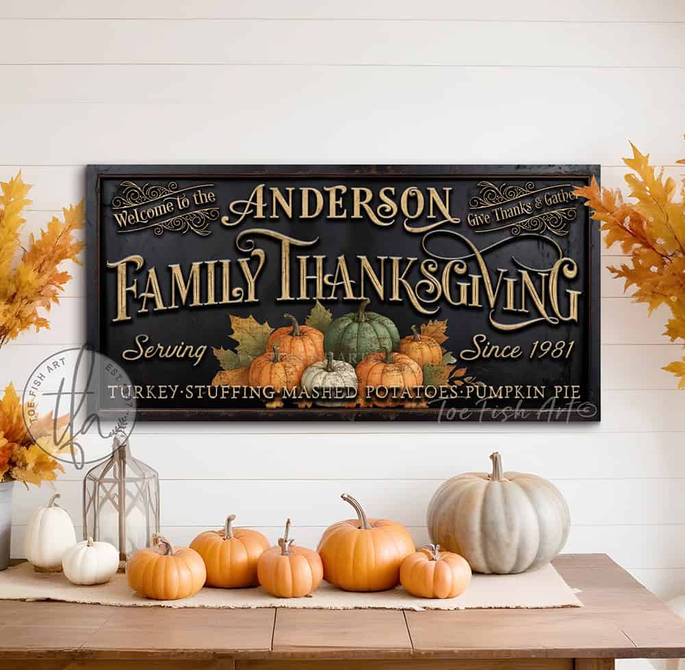 Vintage-inspired farmhouse style sign. — Toe Fish Art creates quality, artisan-made wall décor with authentic, American sourced materials. Proudly Made in the USA for decades, each sign is expertly constructed with genuine craftsmanship, heritage quality, and rustic charm. Our premium, handcrafted pieces are built to last with durable materials. Custom, personalized, timeless designs for indoor and outdoor spaces. Discover American made wall art at toefishart.com — crafted to inspire, made to endure.