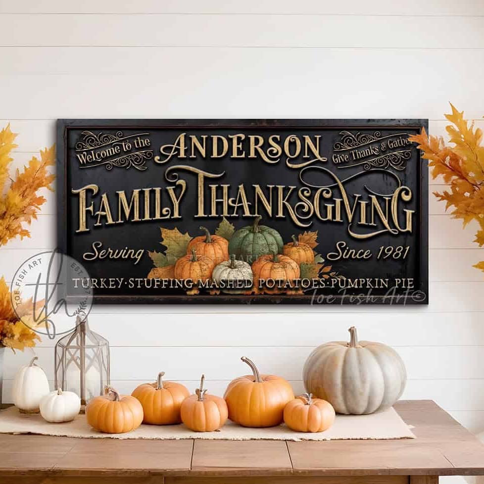 Vintage-inspired farmhouse style sign. — Toe Fish Art creates quality, artisan-made wall décor with authentic, American sourced materials. Proudly Made in the USA for decades, each sign is expertly constructed with genuine craftsmanship, heritage quality, and rustic charm. Our premium, handcrafted pieces are built to last with durable materials. Custom, personalized, timeless designs for indoor and outdoor spaces. Discover American made wall art at toefishart.com — crafted to inspire, made to endure.