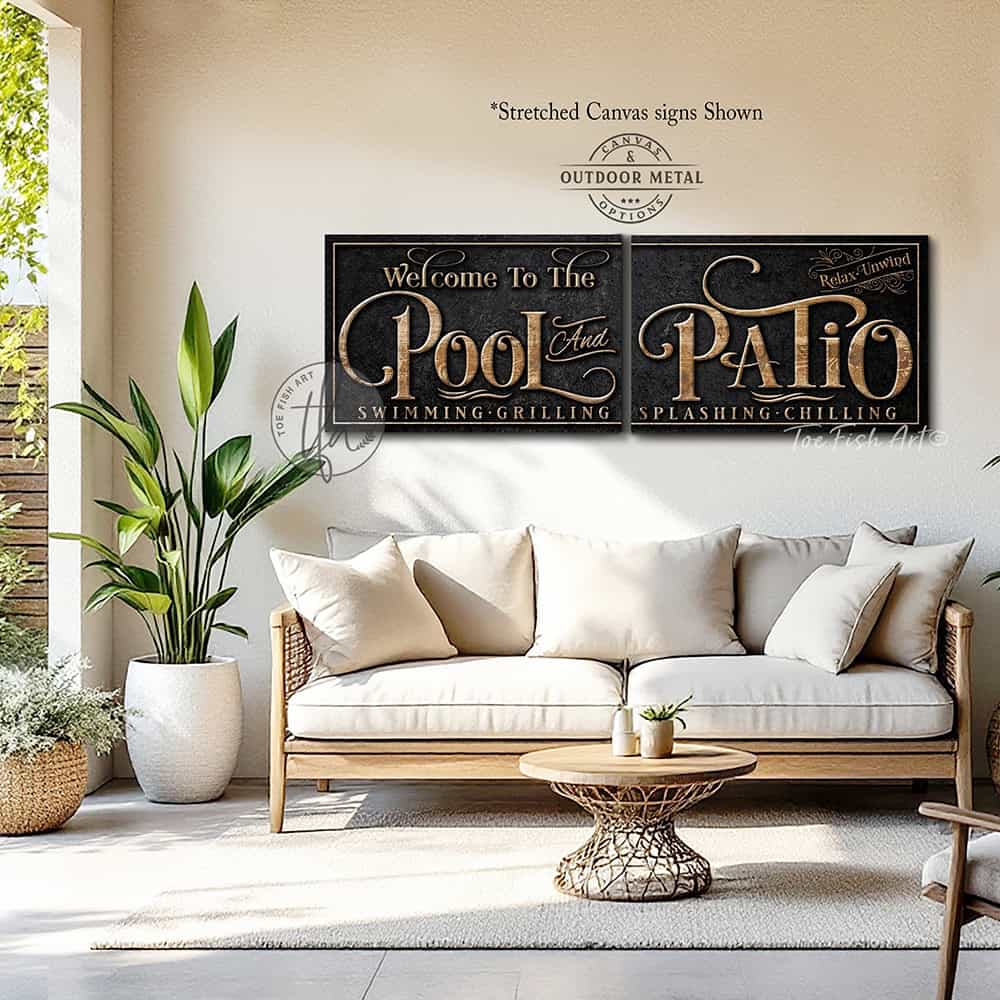 Vintage-inspired farmhouse style sign. — Toe Fish Art creates quality, artisan-made wall décor with authentic, American sourced materials. Proudly Made in the USA for decades, each sign is expertly constructed with genuine craftsmanship, heritage quality, and rustic charm. Our premium, handcrafted pieces are built to last with durable materials. Custom, personalized, timeless designs for indoor and outdoor spaces. Discover American made wall art at toefishart.com — crafted to inspire, made to endure.