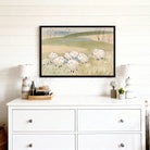 Create a nursery/kids' room they'll love waking up to. This enchanting Counting Sheep framed canvas wall art by Toe Fish Art captures the magic of bedtime stories with its charming cottagecore design. The soft, whimsical illustration creates a calming space, adding original character to your decor.
Toe Fish Art creates artisan-made wall décor using American sourced materials. Proudly Made in the USA, each sign is expertly constructed with genuine craftsmanship, heritage quality, and rustic charm.