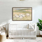 Create a nursery/kids' room they'll love waking up to. This enchanting Counting Sheep framed canvas wall art by Toe Fish Art captures the magic of bedtime stories with its charming cottagecore design. The soft, whimsical illustration creates a calming space, adding original character to your decor.
Toe Fish Art creates artisan-made wall décor using American sourced materials. Proudly Made in the USA, each sign is expertly constructed with genuine craftsmanship, heritage quality, and rustic charm.