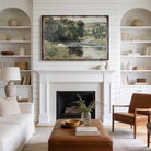 This landscape artwork by Toe Fish Art captures rural tranquility with a spring river meadow scene steeped in cottagecore tradition. The imagery balances nostalgic charm with sophisticated elegance. Available in framed canvas or weather-resistant outdoor metal in numerous sizes to fit your space. Toe Fish Art creates artisan-made wall décor using American sourced materials. Proudly Made in the USA, each sign is expertly constructed with genuine craftsmanship, heritage quality, and rustic charm.