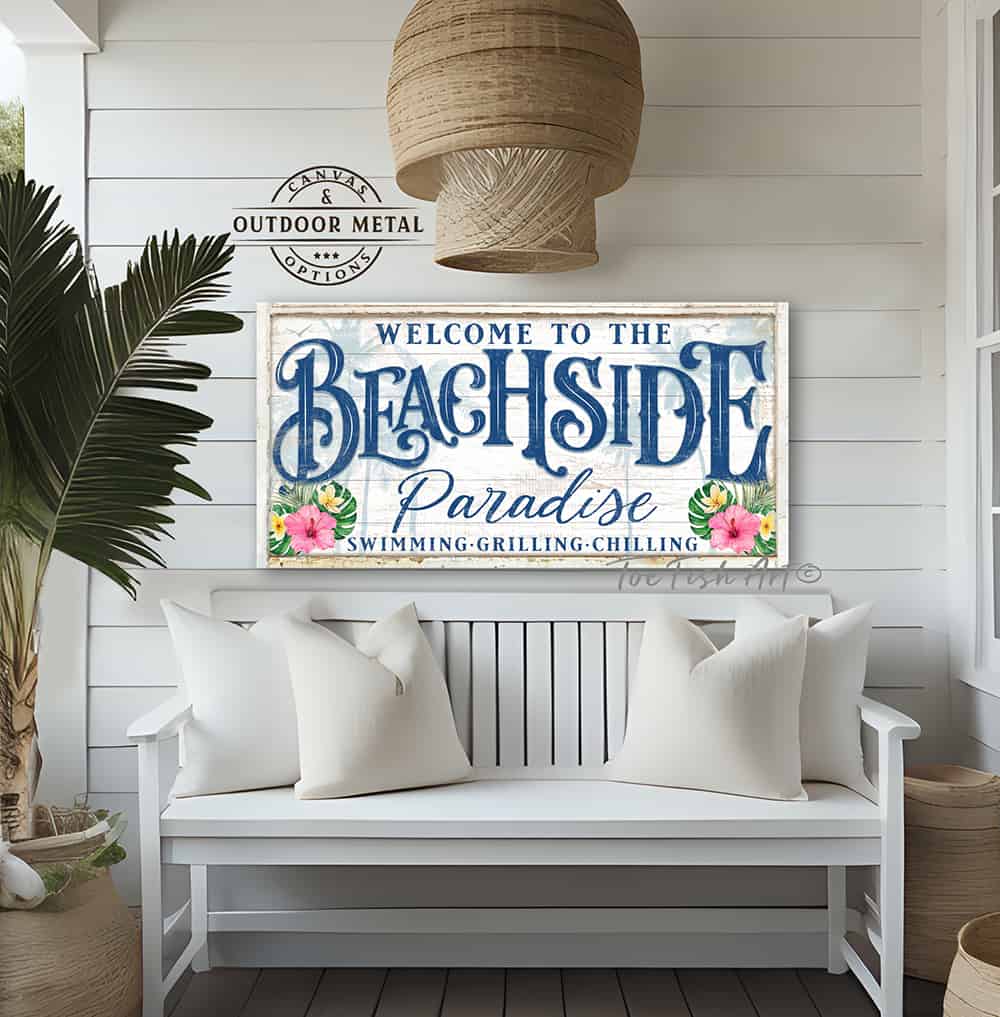 Vintage-inspired farmhouse style sign. — Toe Fish Art creates quality, artisan-made wall décor with authentic, American sourced materials. Proudly Made in the USA for decades, each sign is expertly constructed with genuine craftsmanship, heritage quality, and rustic charm. Our premium, handcrafted pieces are built to last with durable materials. Custom, personalized, timeless designs for indoor and outdoor spaces. Discover American made wall art at toefishart.com — crafted to inspire, made to endure.