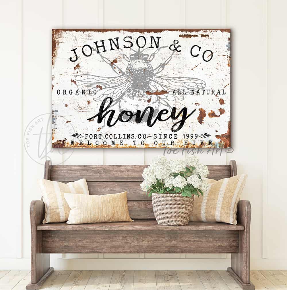 Vintage-inspired farmhouse style sign. — Toe Fish Art creates quality, artisan-made wall décor with authentic, American sourced materials. Proudly Made in the USA for decades, each sign is expertly constructed with genuine craftsmanship, heritage quality, and rustic charm. Our premium, handcrafted pieces are built to last with durable materials. Custom, personalized, timeless designs for indoor and outdoor spaces. Discover American made wall art at toefishart.com — crafted to inspire, made to endure.