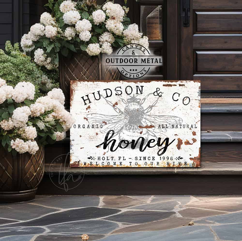 Vintage-inspired farmhouse style sign. — Toe Fish Art creates quality, artisan-made wall décor with authentic, American sourced materials. Proudly Made in the USA for decades, each sign is expertly constructed with genuine craftsmanship, heritage quality, and rustic charm. Our premium, handcrafted pieces are built to last with durable materials. Custom, personalized, timeless designs for indoor and outdoor spaces. Discover American made wall art at toefishart.com — crafted to inspire, made to endure.