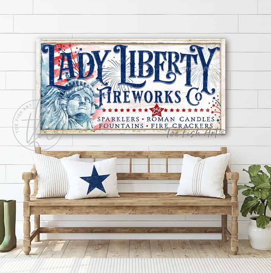 Vintage-inspired farmhouse style sign. — Toe Fish Art creates quality, artisan-made wall décor with authentic, American sourced materials. Proudly Made in the USA for decades, each sign is expertly constructed with genuine craftsmanship, heritage quality, and rustic charm. Our premium, handcrafted pieces are built to last with durable materials. Custom, personalized, timeless designs for indoor and outdoor spaces. Discover American made wall art at toefishart.com — crafted to inspire, made to endure.