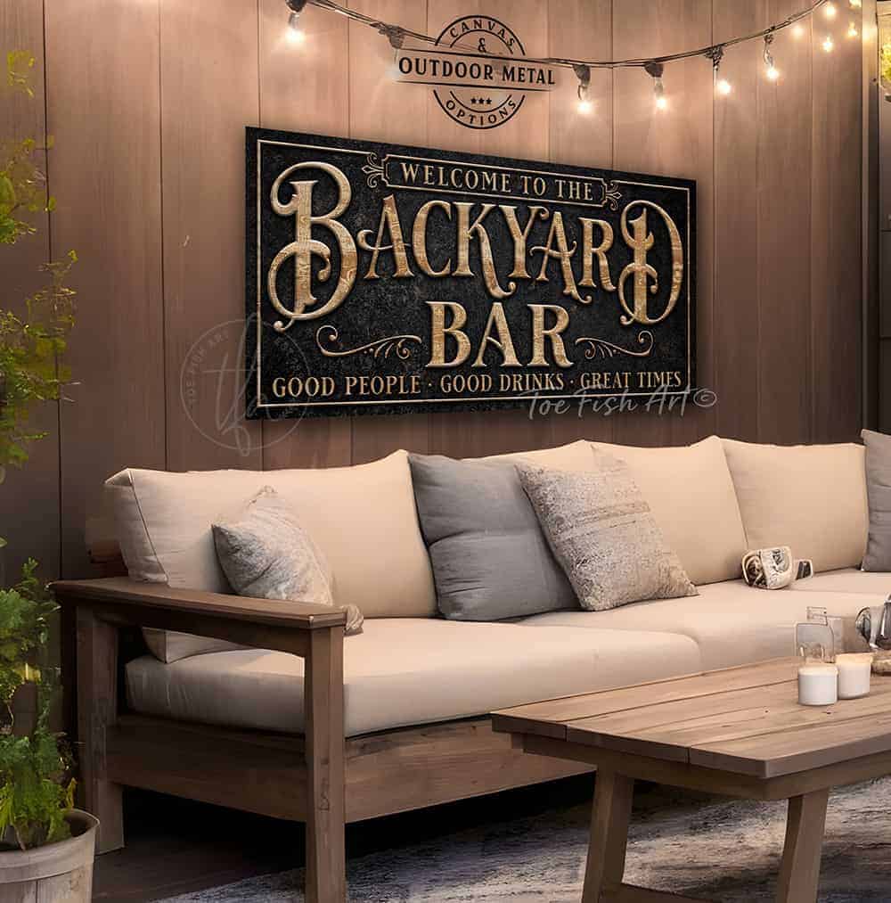 Vintage-inspired farmhouse style sign. — Toe Fish Art creates quality, artisan-made wall décor with authentic, American sourced materials. Proudly Made in the USA for decades, each sign is expertly constructed with genuine craftsmanship, heritage quality, and rustic charm. Our premium, handcrafted pieces are built to last with durable materials. Custom, personalized, timeless designs for indoor and outdoor spaces. Discover American made wall art at toefishart.com — crafted to inspire, made to endure.