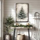 Toe Fish Art Celebrate the holiday season with this Rustic Farmhouse Christmas Wall Art, featuring a vintage pine tree design that adds timeless charm to your decor. Crafted with attention to detail, this piece is available as a durable canvas or sleek metal print, perfect for enhancing any space with warmth and festive spirit. Ideal for gifting or personal use, it complements farmhouse aesthetics while offering a classic holiday touch that lasts year after year.