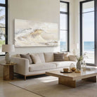 Bring coastal serenity into your home with this stunning Ocean Wave Wall Art exclusively by Toe Fish Art. The color palette is serene neutral tones—soft creams, warm grays, and natural sand hues—with luminous golden sunlight. Be surrounded by decor you LOVE! Choose premium framed canvas or durable outdoor metal. Toe Fish Art makes artisan wall art with American materials. Proudly Made in the USA, each piece is expertly constructed with genuine craftsmanship, heritage quality, and rustic charm.