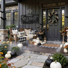 Make your Halloween Bar & Lounge decor hauntingly unique with "Spookeasy Enter If You Dare" Personalized Halloween Sign custom made by Toe Fish Art. Be surrounded by decor you LOVE! Choose between premium framed canvas or durable outdoor metal. Toe Fish Art makes artisan wall art with American materials. Proudly Made in the USA, each piece is expertly constructed with genuine craftsmanship, heritage quality, and rustic charm.