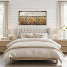 This rustic cottage wall art features lush wildflowers dancing across a vintage floral landscape, evoking warmth and natural beauty. Add optional bible verse "Be Still And Know That I Am God"—Psalm 46:10 for meaningful faith-based decor. Be surrounded by decor you LOVE! Choose premium framed canvas or durable outdoor metal. Toe Fish Art makes artisan wall art with American materials. Proudly Made in the USA, each piece is expertly constructed with genuine craftsmanship, heritage quality, and rustic charm.