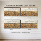 This cottagecore wall art by Toe Fish Art features lush wildflowers in a vintage floral landscape, evoking warmth and natural beauty. Add optional bible verse "Be Still And Know That I Am God"—Psalm 46:10 for meaningful faith-based decor. Be surrounded by decor you LOVE! Choose premium framed canvas or durable outdoor metal. Toe Fish Art makes artisan wall art with American materials. Proudly Made in the USA, each piece is expertly constructed with genuine craftsmanship, heritage quality, and rustic charm.